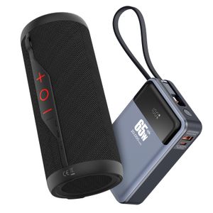 Batería Externa 20000 Notebook + Parlante Bluetooth Sounder