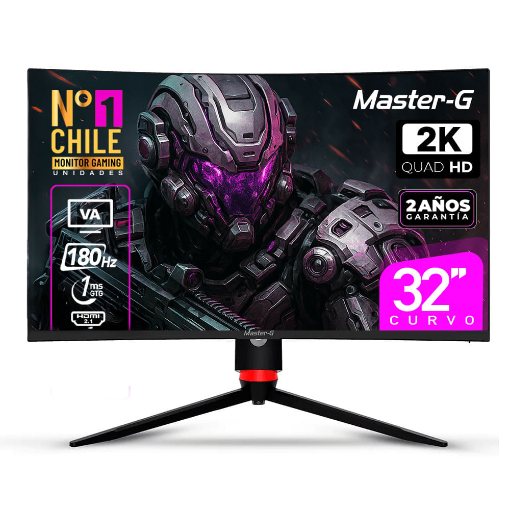 Monitor Gamer 32"" Curvo QHD 1440 VA 180Hz 1ms MGMG3240CQ